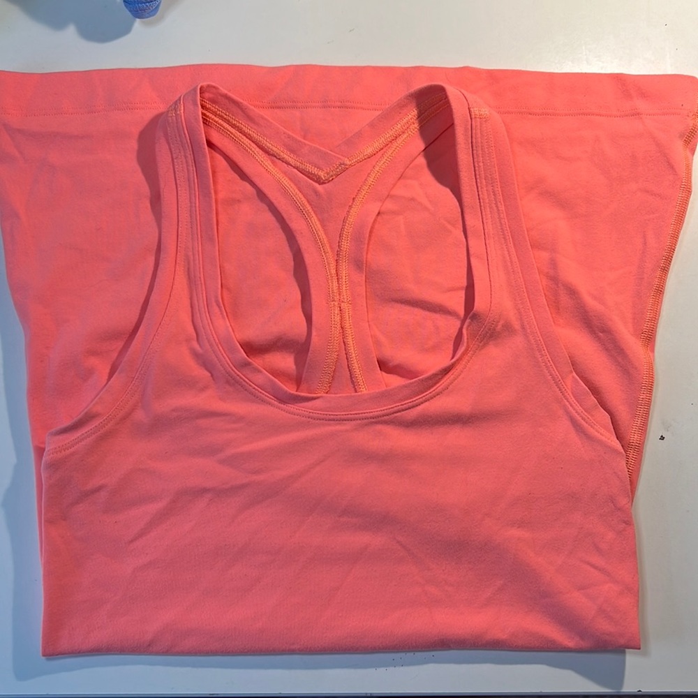 lululemon Coral Cool Racerback tank size 4
